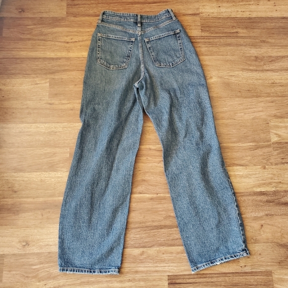 Baggy Jeans with Fitted High Rise Waist - Picture 3 of 10